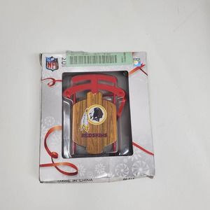 Topperscott NFL Washington Redskins Metal Sled Christmas Ornament MF2